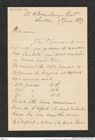 Nachlass Franz Steindachner, Brief von E. Higgins an Franz Steindachner (09.06.1877), Inv.Nr. 222.02, Seite 1